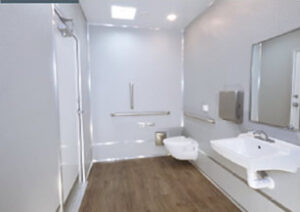 ADA Combo Trailer Left Side With Toilet And Sink